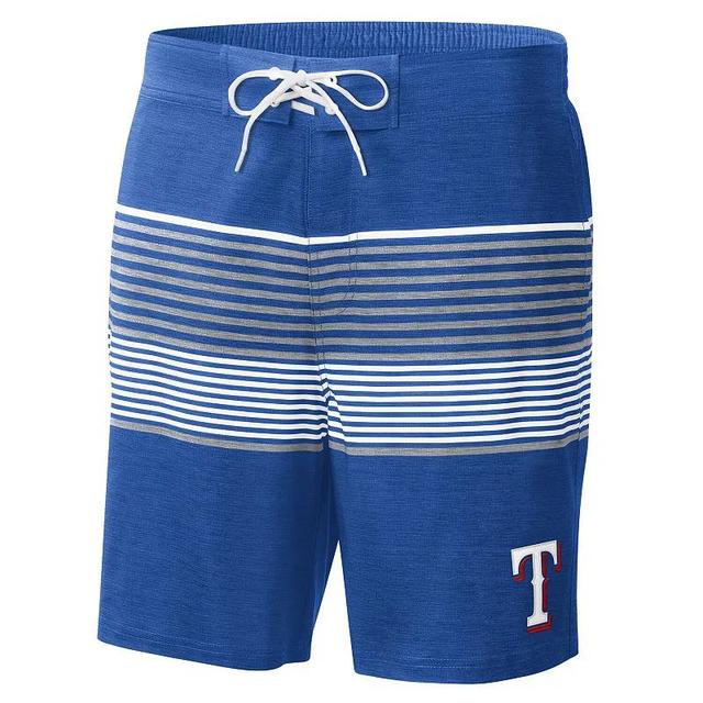 Mens G-iii Sports by Carl Banks Royal Texas Rangers Coastline Volley Swim Shorts Product Image