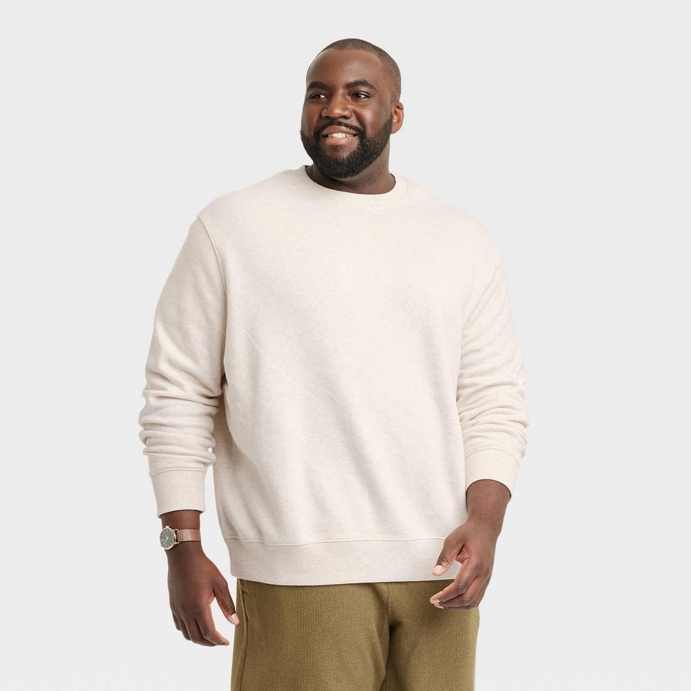 Mens Big & Tall Regular Fit Crewneck Sweatshirt - Goodfellow & Co Product Image