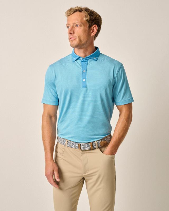 johnnie-O Performance Jersey Polo - Walsh Stripe Product Image