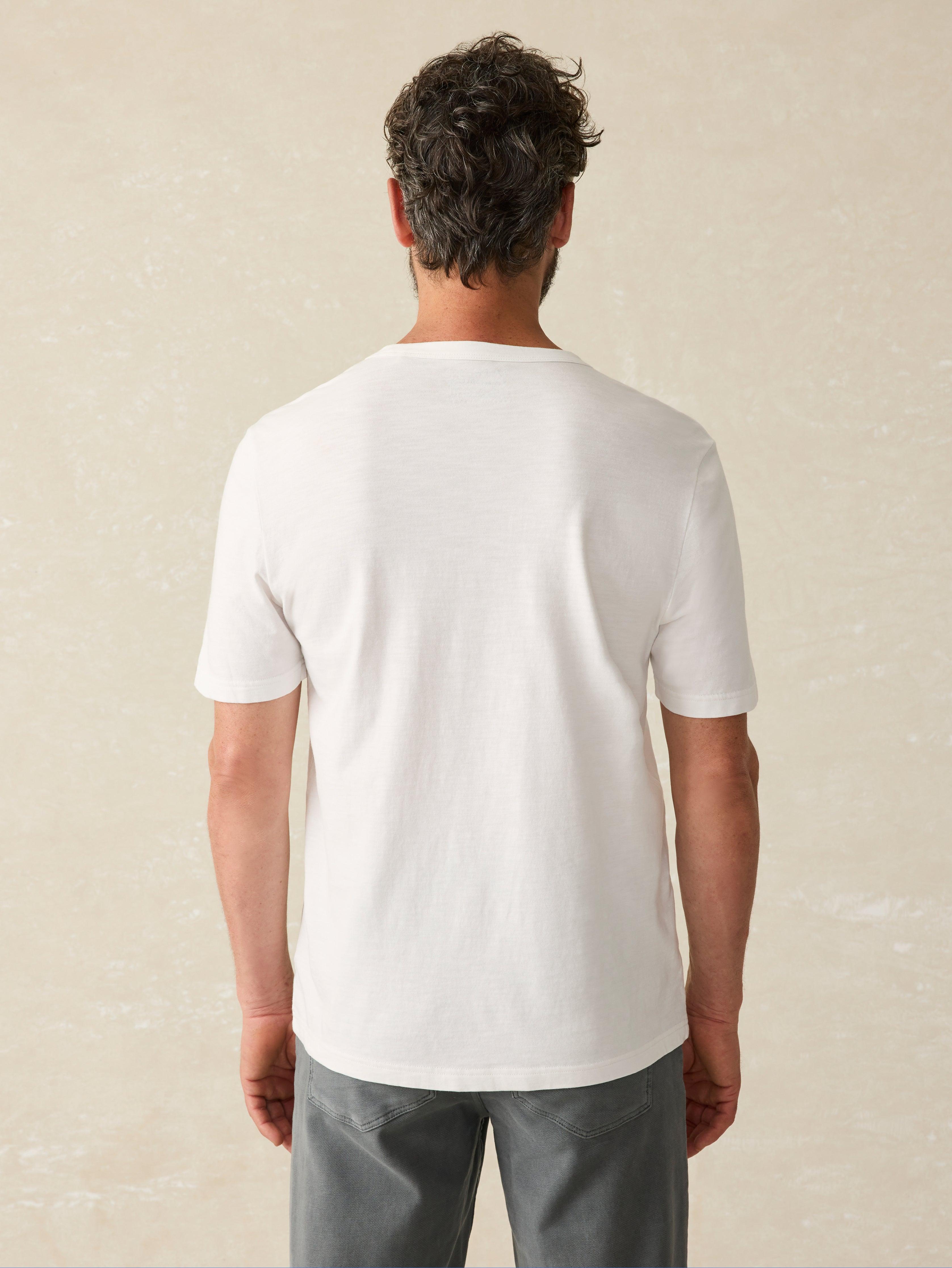 Sunwashed Pocket Tee - White Product Image