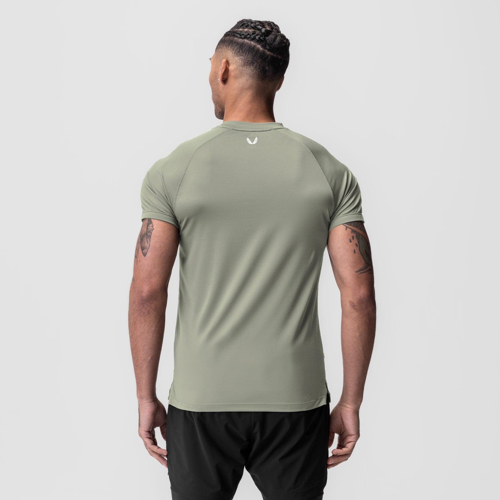 0918. AeroSilver® Fitted Tee - Sage Product Image