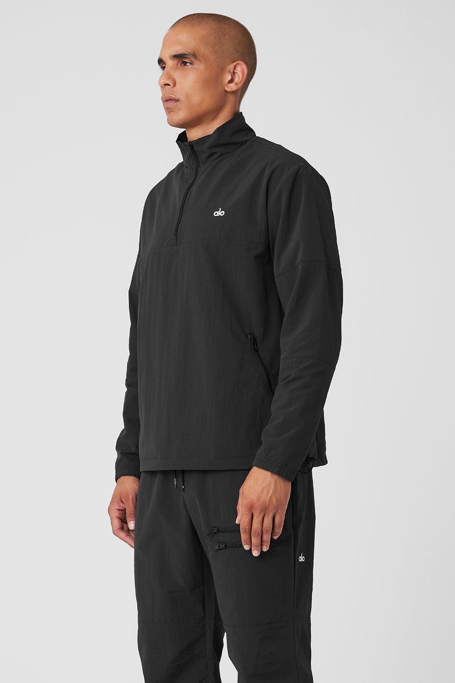 Takeaway Track Pullover - Black Male Product Image