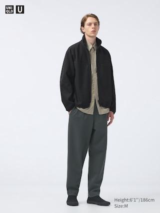 Mens Airism Cotton Sweatpants Dark Gray Small UNIQLO US Product Image