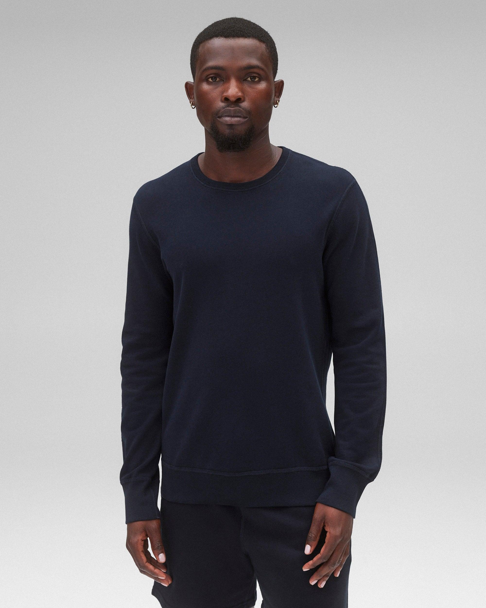 Lightweight Terry Slim Crewneck Male Product Image