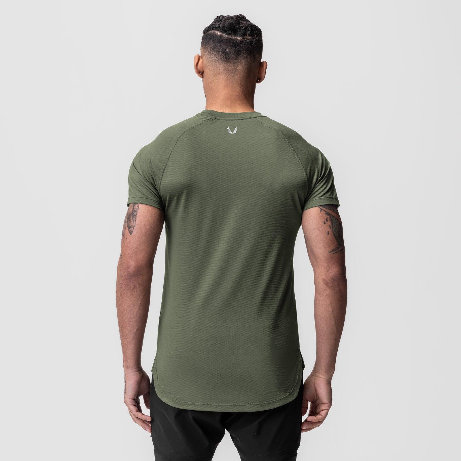 0660. AeroSilver® Established Tee - Olive "ASRV" Product Image