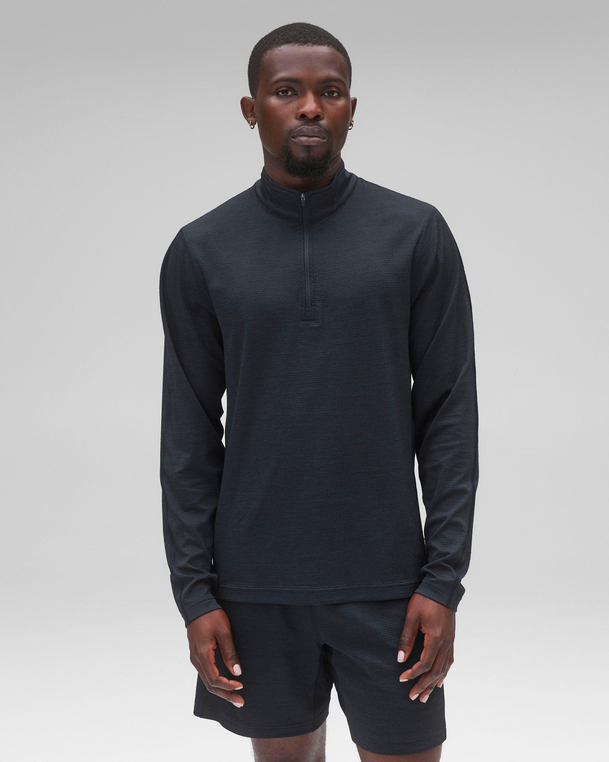 Solotex Mesh Tiebreak Quarter Zip Male Product Image