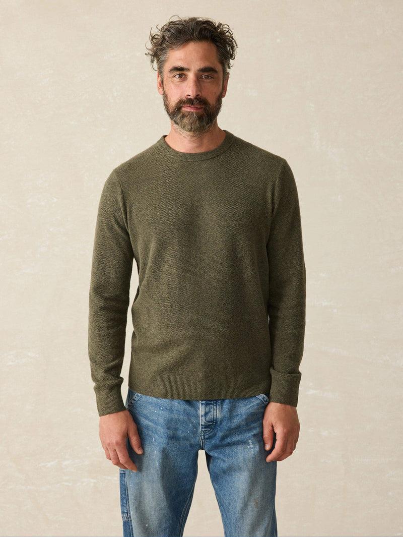 Jackson Crew Sweater (Tall) - Olive Heather Product Image