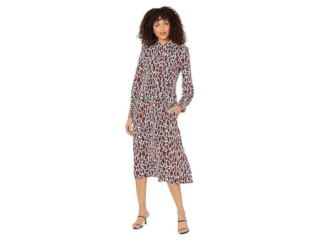 EQUIPMENT Thea Dress (Chili Pepper Multi) Women's Clothing Product Image