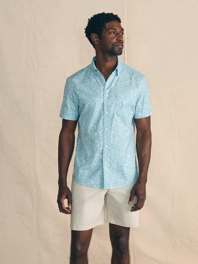 Movement™ Short-Sleeve Shirt - Blue Wave Botanic Male Product Image