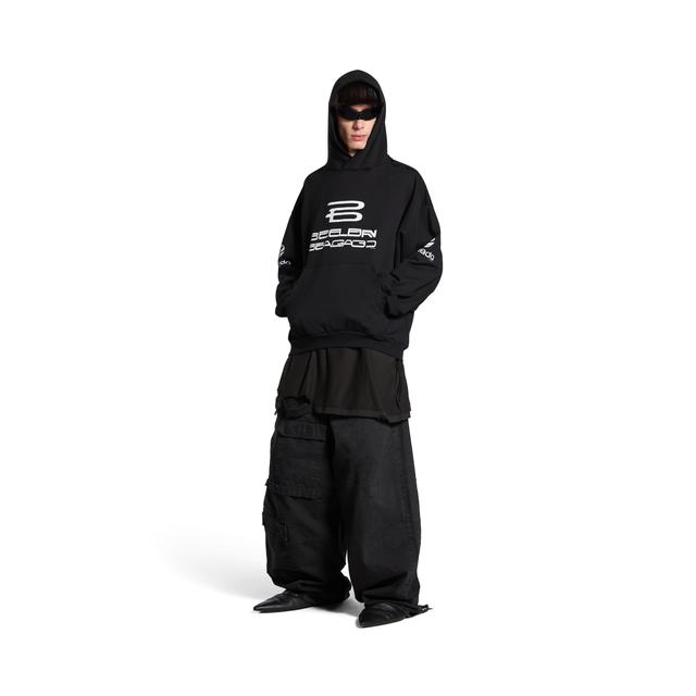 Ai Generated Hoodie Medium Fit in Black/white Product Image