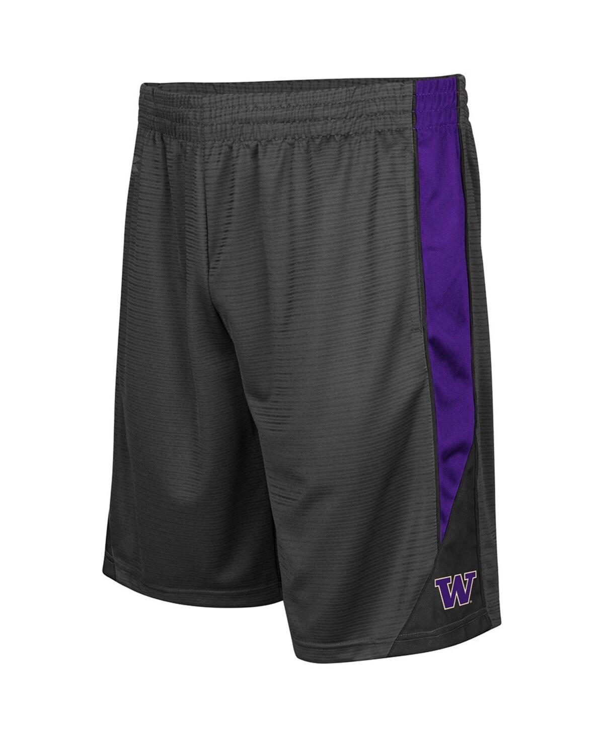 Mens Colosseum Charcoal Washington Huskies Turnover Shorts Product Image