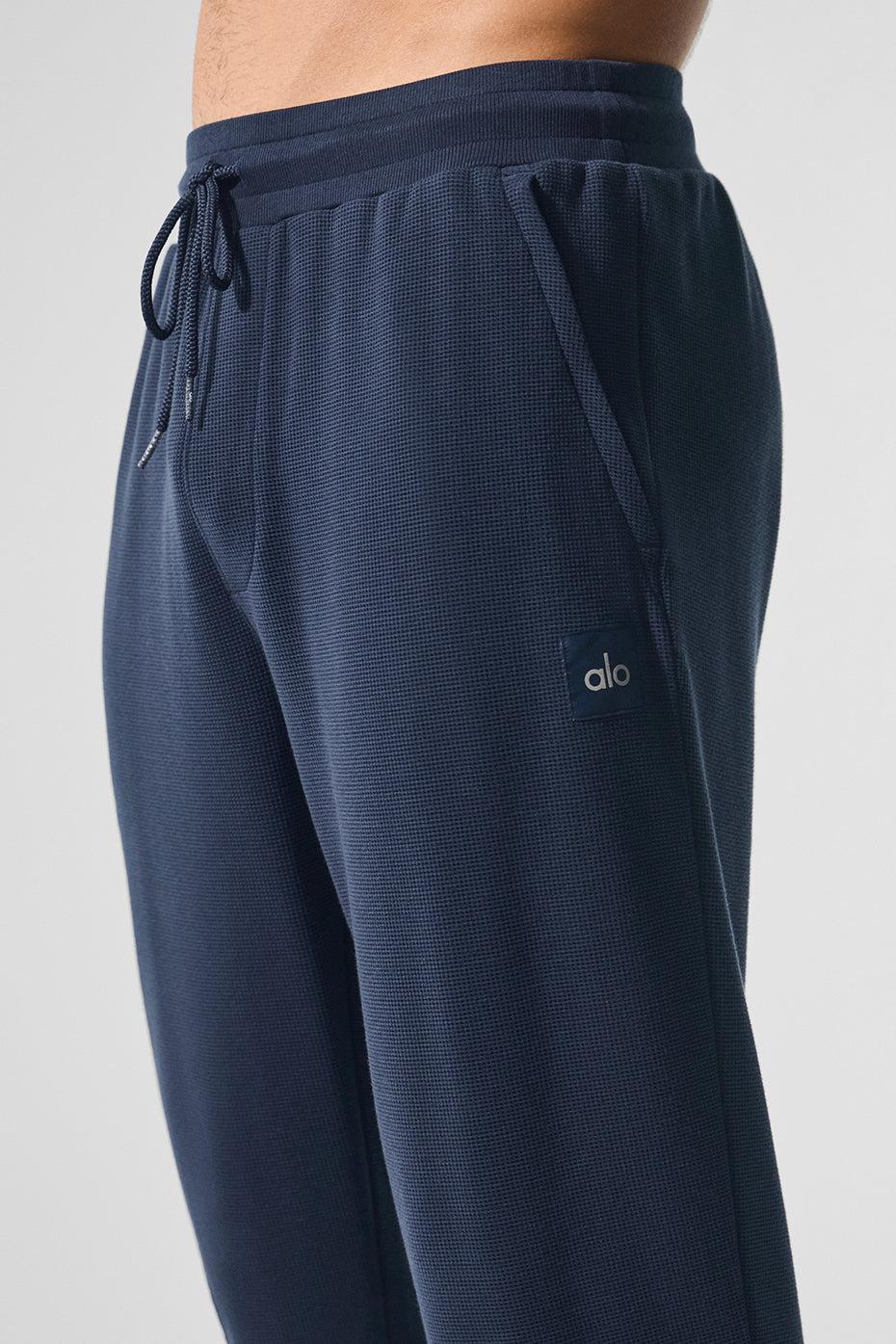 Micro Waffle Fast Break Jogger - Navy Male Product Image