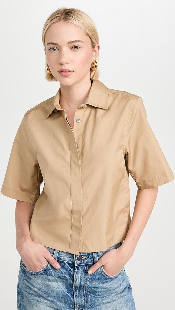 Vince Cropped Shirt | Shopbop product image