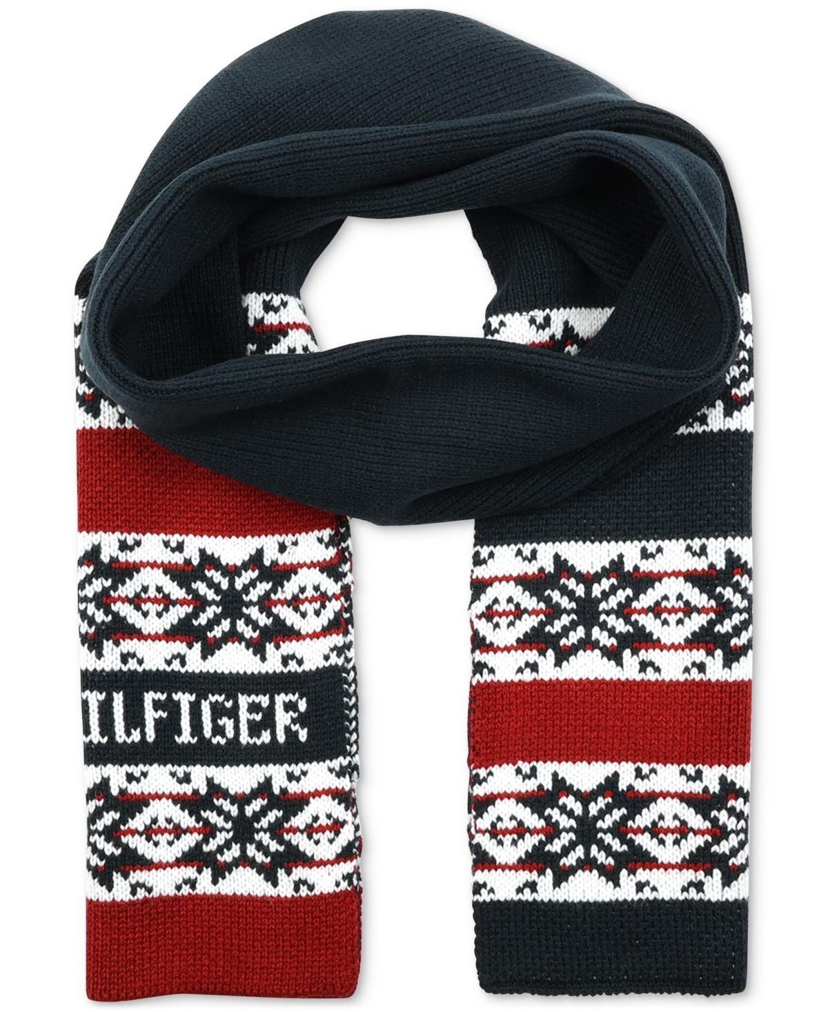 Tommy Hilfiger Mens Snowflake Fair Isle Scarf Product Image