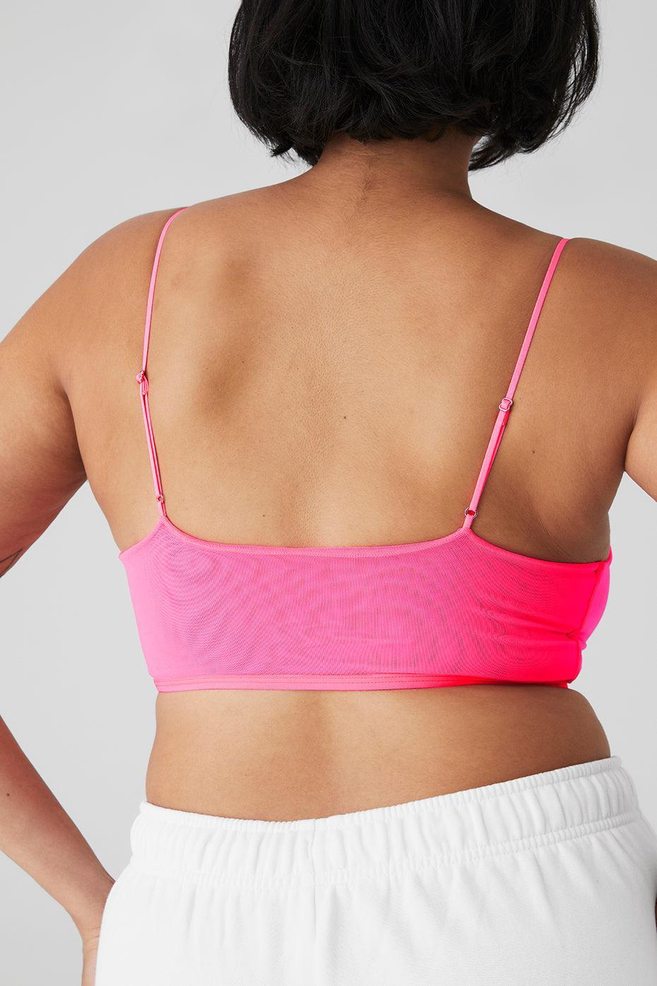 Airmesh Venus Bralette - Fluorescent Pink Coral Product Image