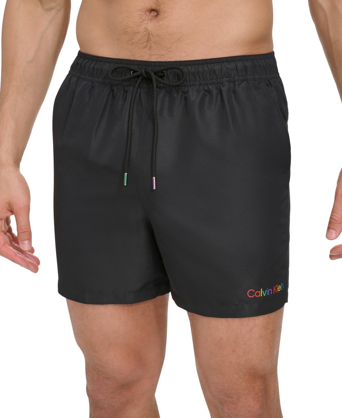 Calvin Klein Mens Drawstring Logo 5 Swim Trunks Product Image