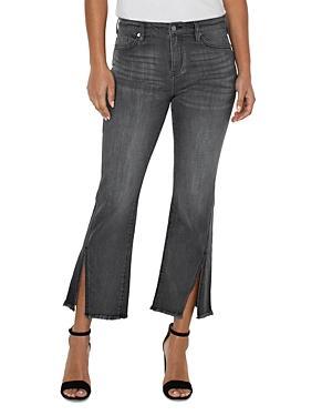 Liverpool Los Angeles Hannah Cropped Flared Jeans in Morel Product Image