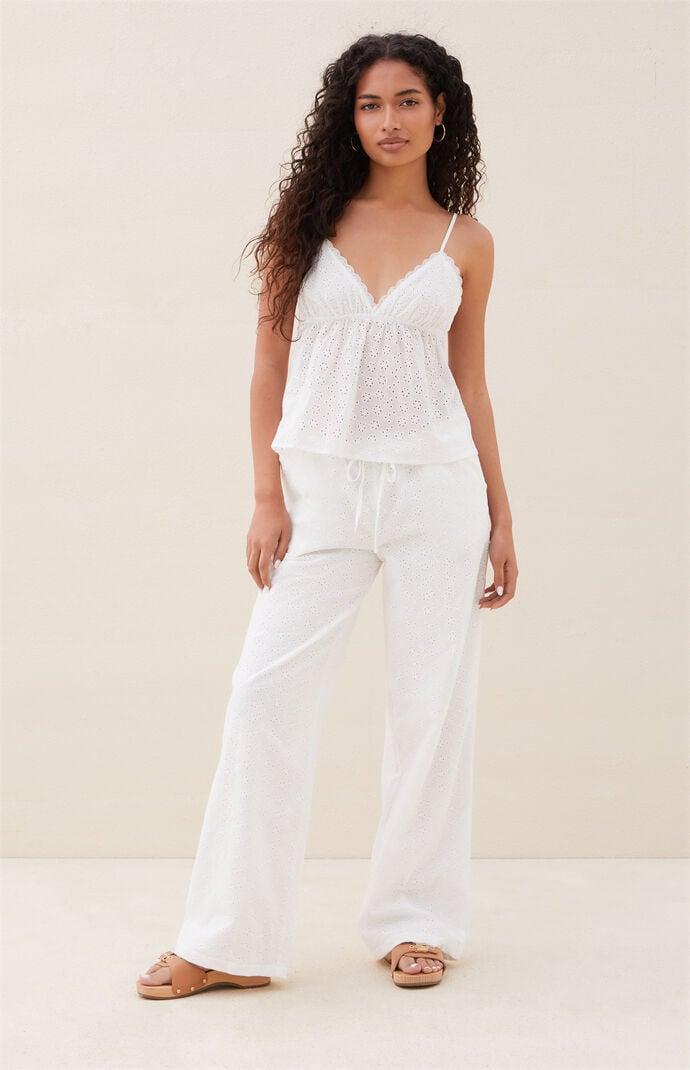 Beverly and Beck Women's Eyelet Pants Product Image