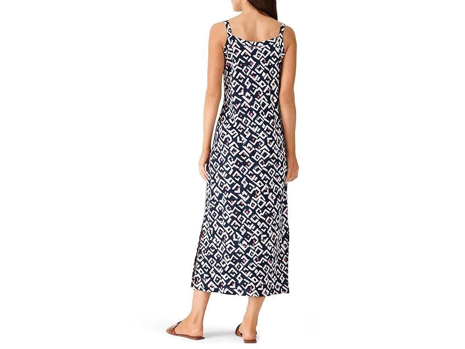 NIC+ZOE Petite Indigo Angles Dress (Indigo Multi) Women's Dress Product Image