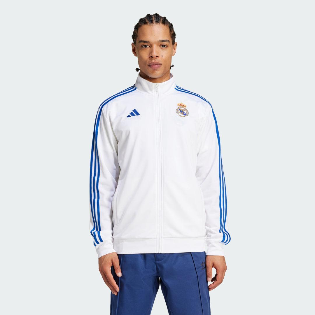 adidas Real Madrid DNA Track Top White M Mens Product Image