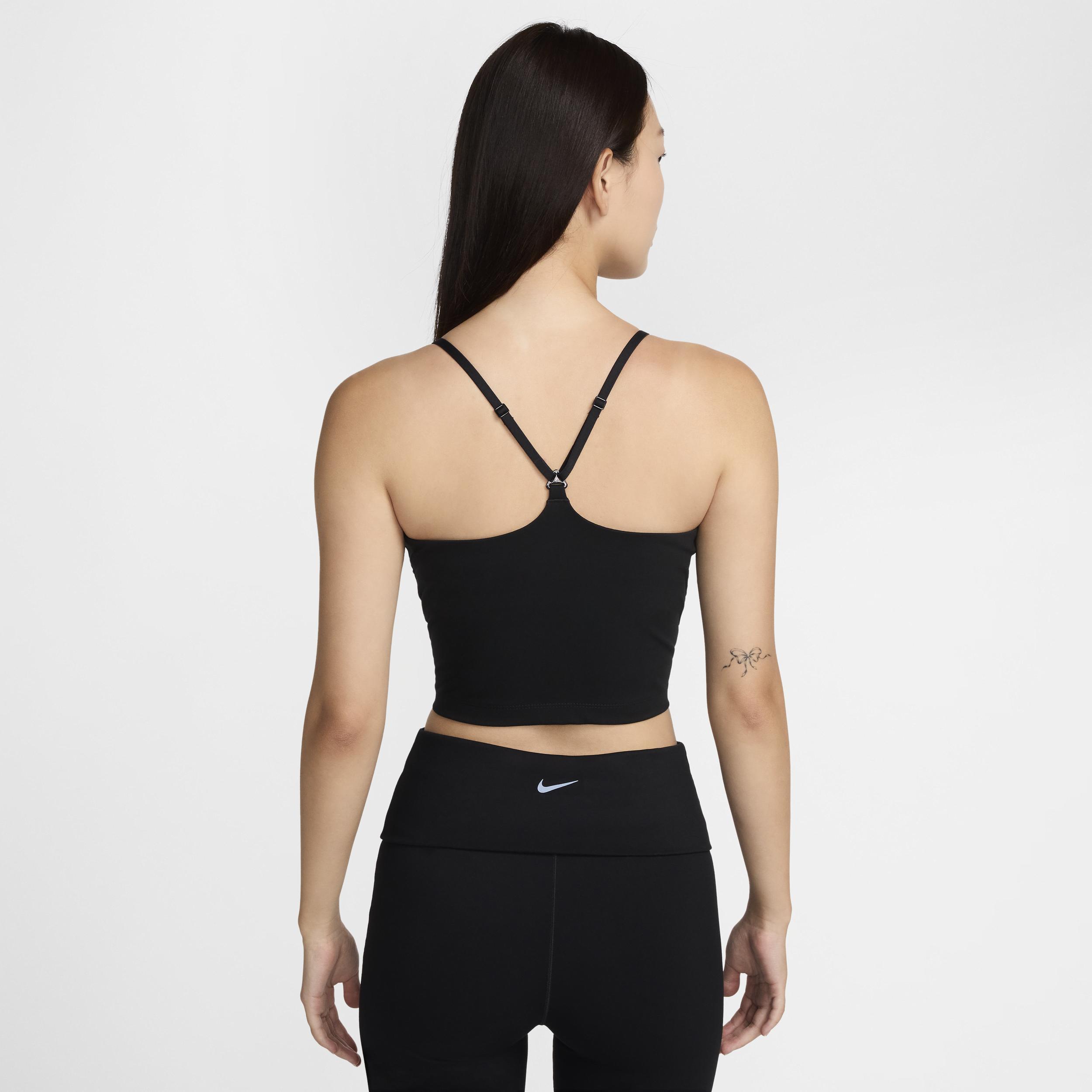 Nike Womens Indy Light-Support Built-In Bra Tank - Black Product Image