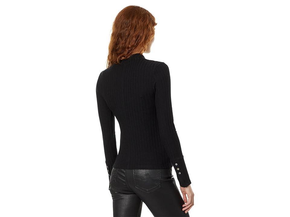 Michael Stars Opal Button Cuff Turtleneck Women's Clothing Product Image