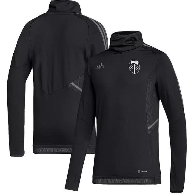 Mens adidas Portland Timbers COLD.RDY Raglan Warmup Pullover Jacket Product Image