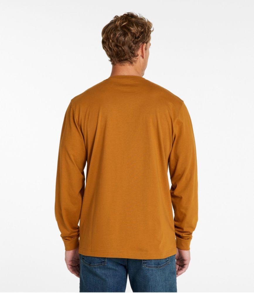 
                            Men's Carefree Unshrinkable Tee, Traditional Fit, Long-Sleeve
                         Product Image