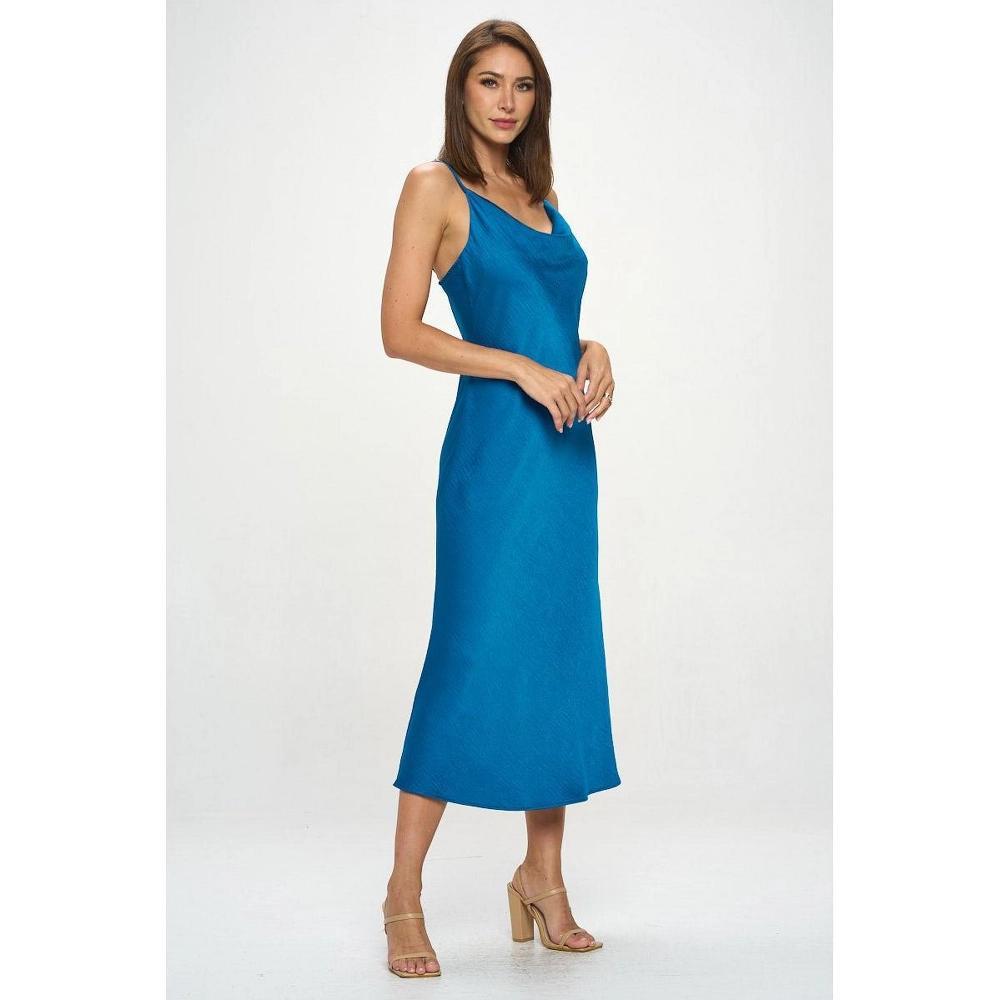 WEST K Women's Virginia Slip Dress - Small - Teal Product Image