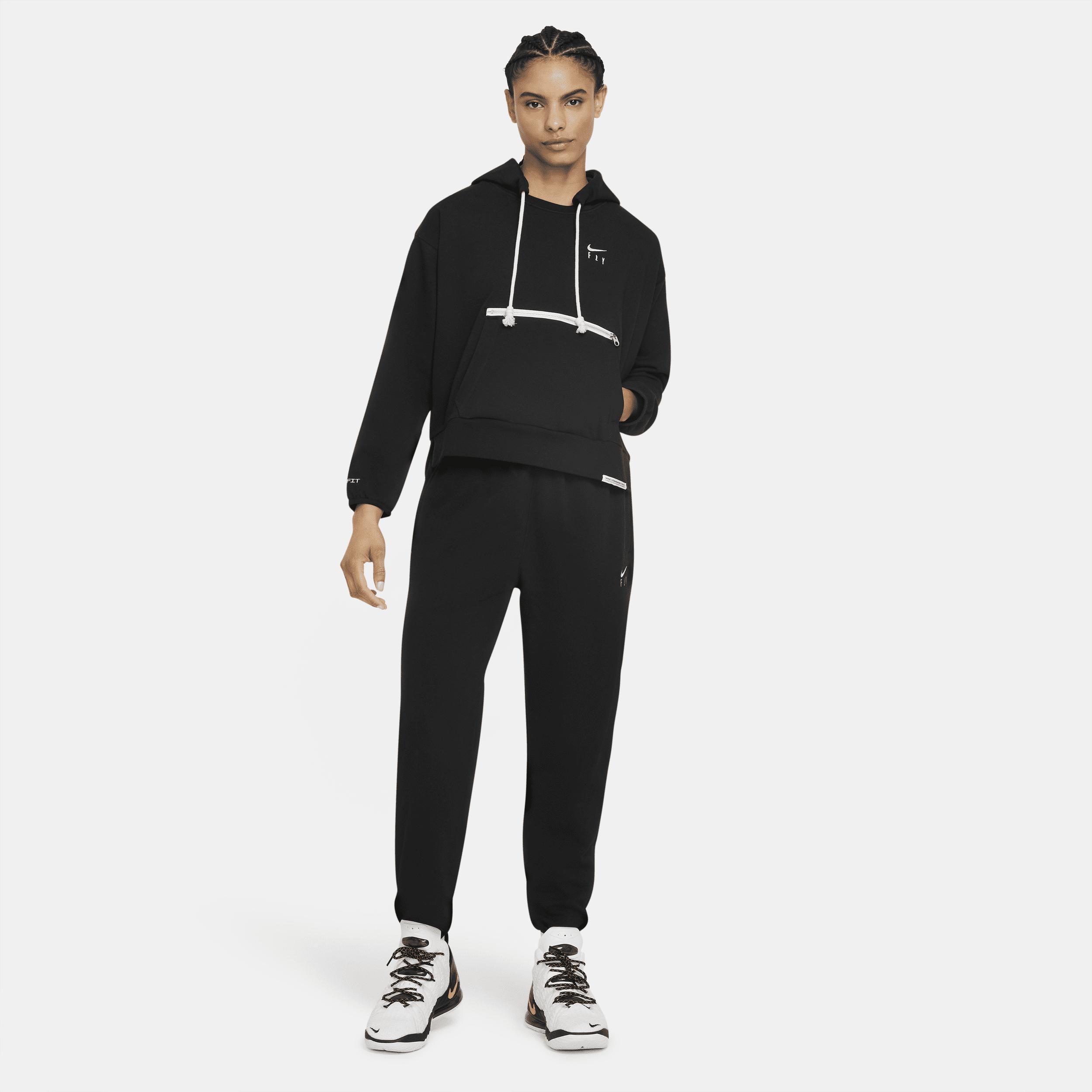 Nike Womens Nike DF Standard Issue Pullover - Womens Black/Pale Ivory Product Image