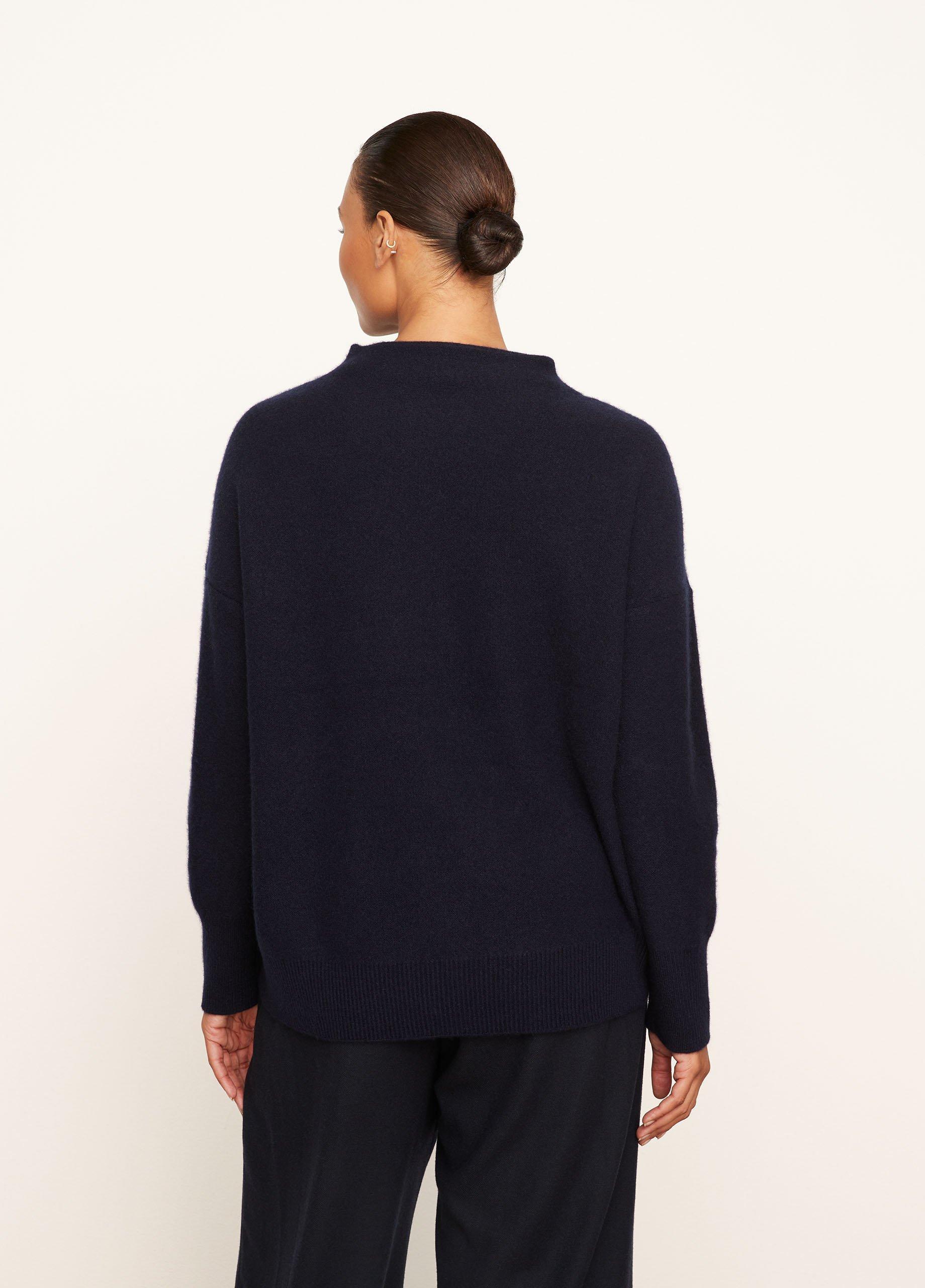 Plush Cashmere Funnel Neck Sweater Product Image