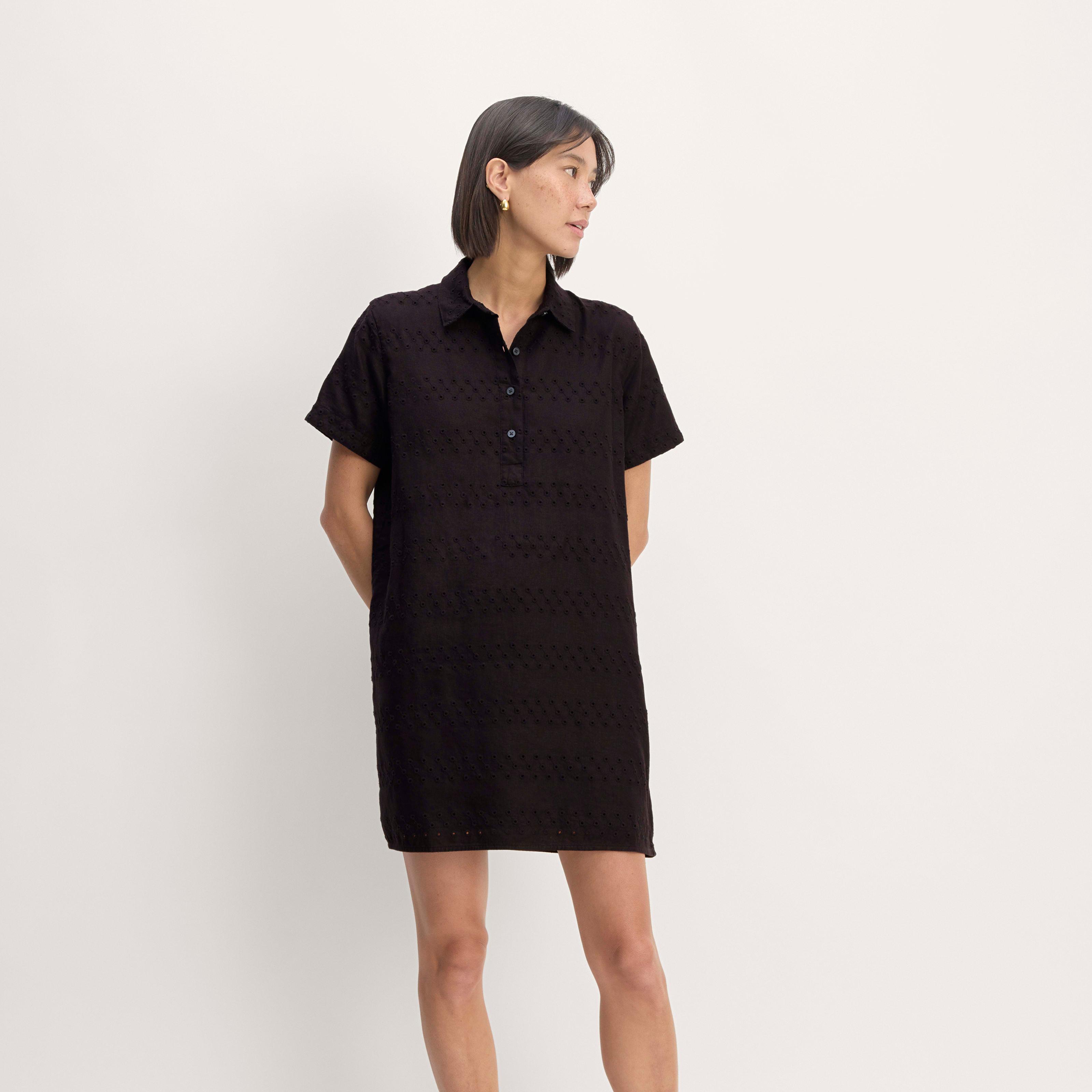 The Linen Eyelet Shirtdress product image