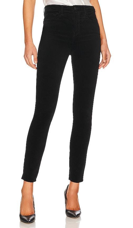 Womens Monique Velvet Ultra High-Rise Skinny Pants Product Image