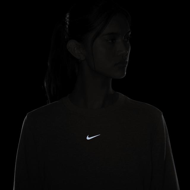 Nike Women's Dri-FIT One Crew-Neck French Terry Sweatshirt Product Image