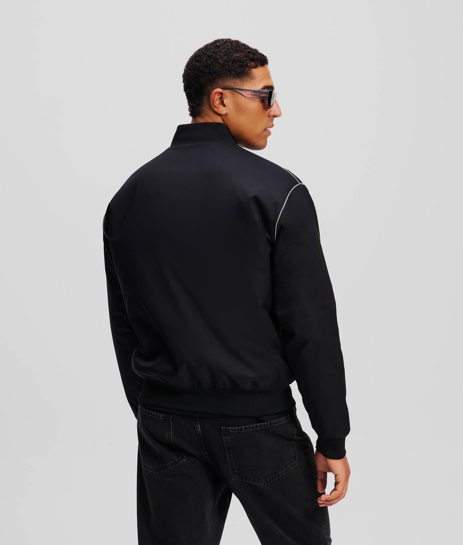 REFLECTIVE REVERSIBLE BOMBER JACKET Product Image