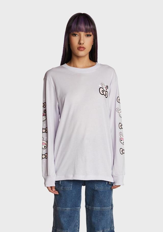 Tokidoki Long Sleeve Hello Kitty Tee - Purple Product Image