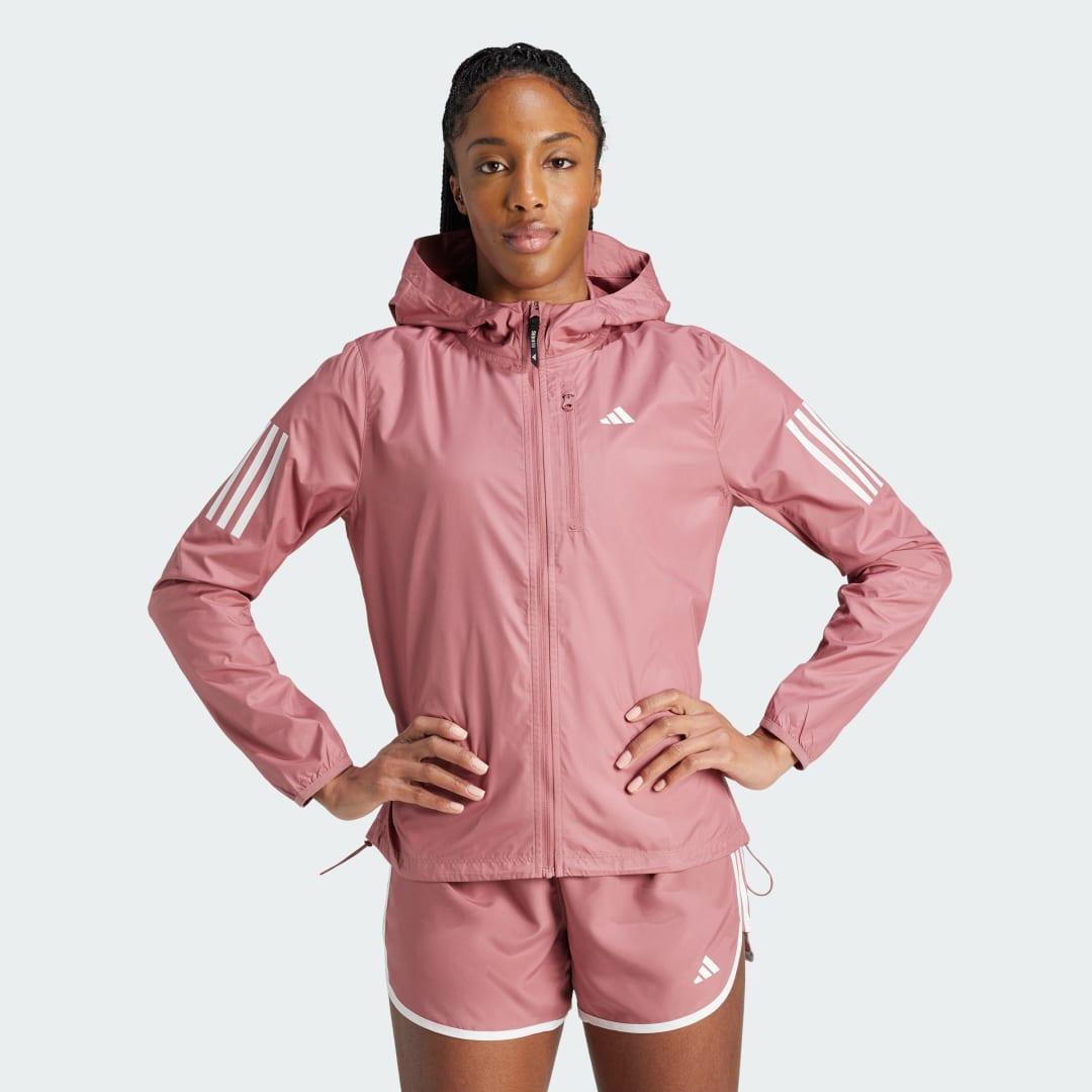 adidas Own The Run Jacket Black XS Womens Product Image