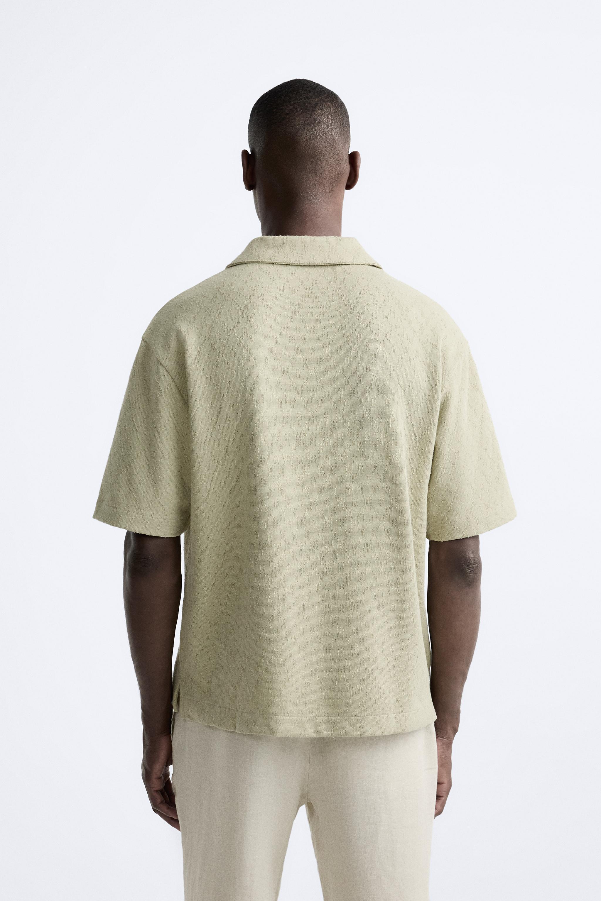 GEOMETRIC JACQUARD POLO Product Image