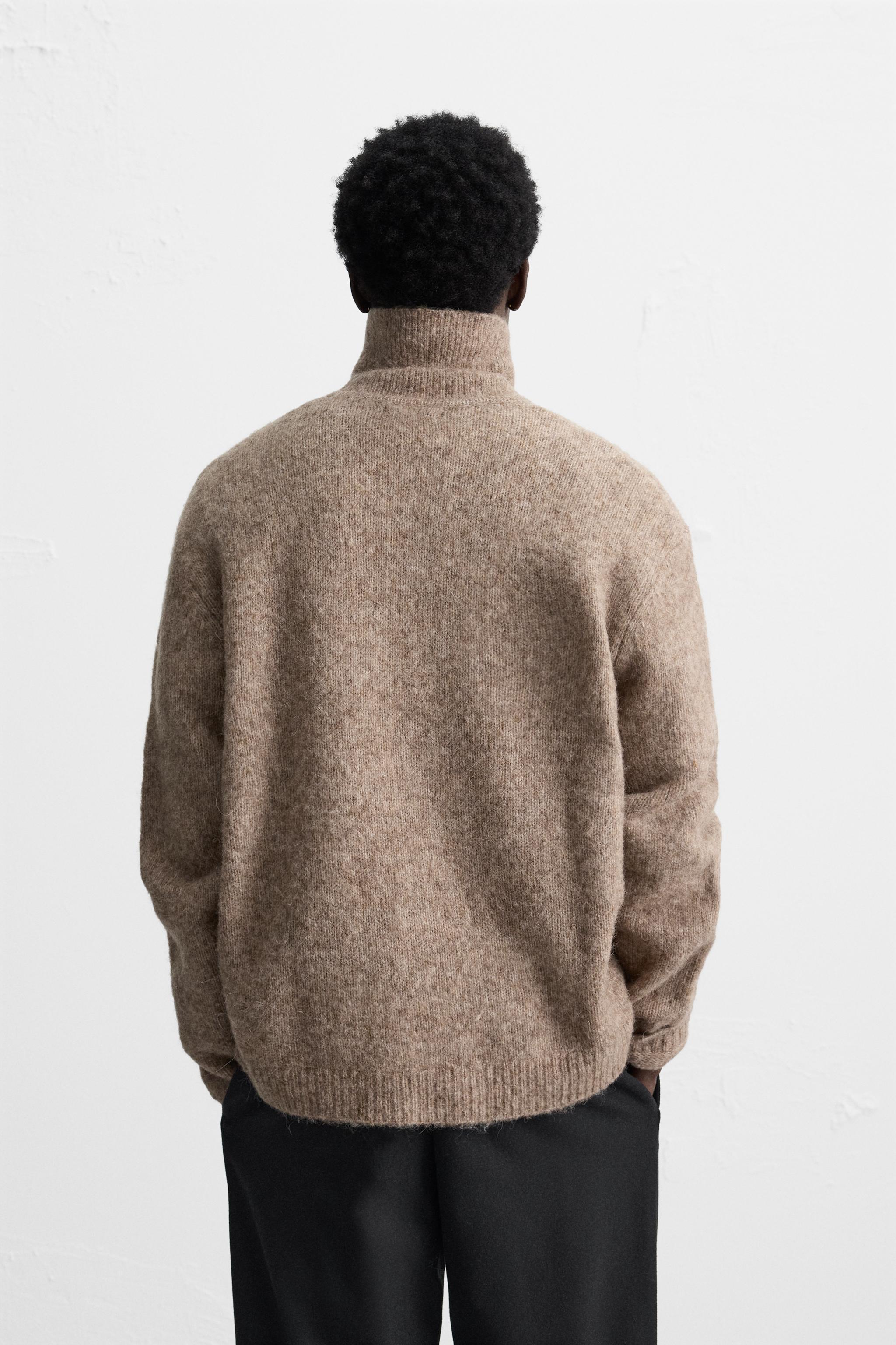 WOOL BLEND KNIT POLO Product Image