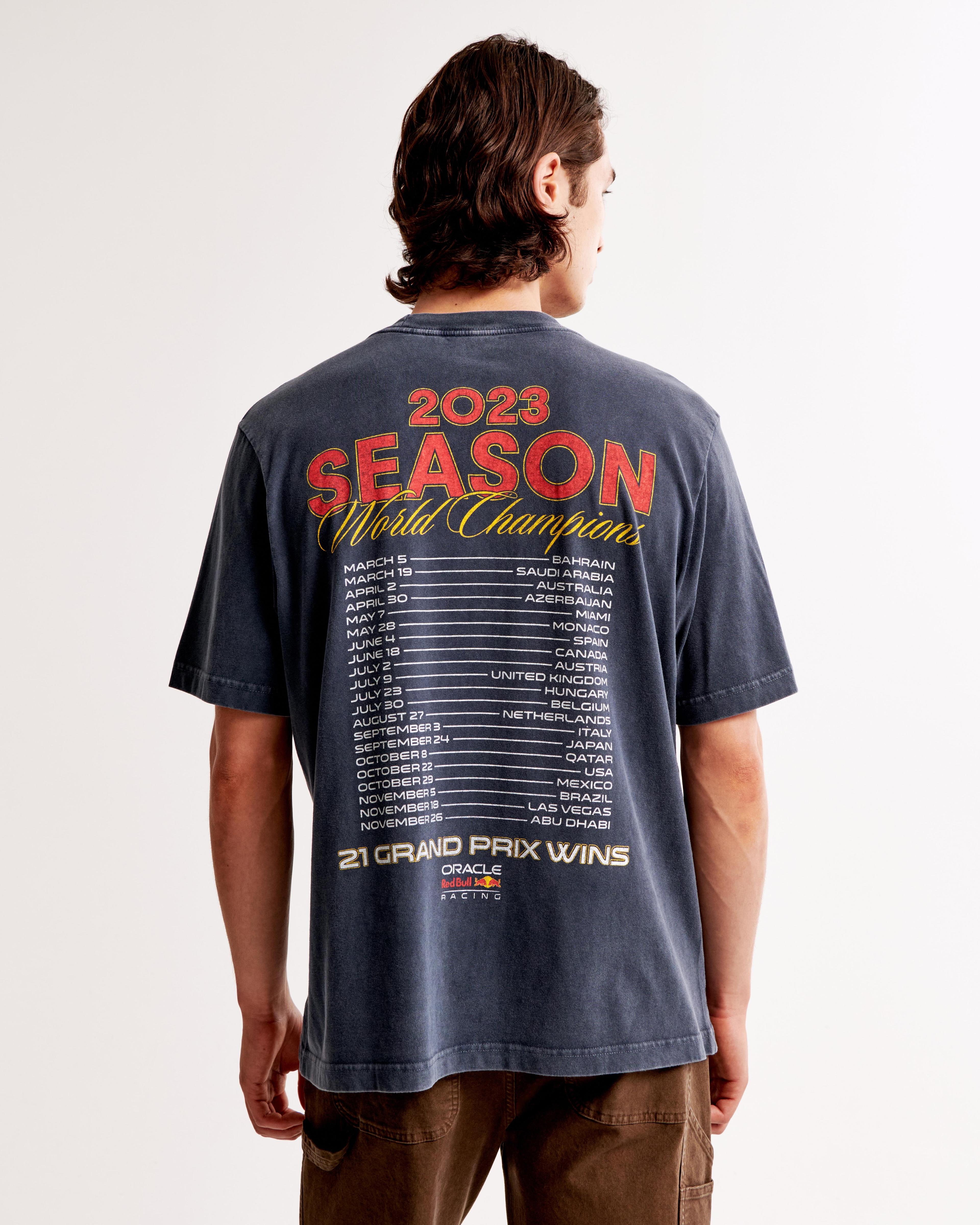 Oracle Red Bull Racing Vintage-Inspired Graphic Tee Product Image