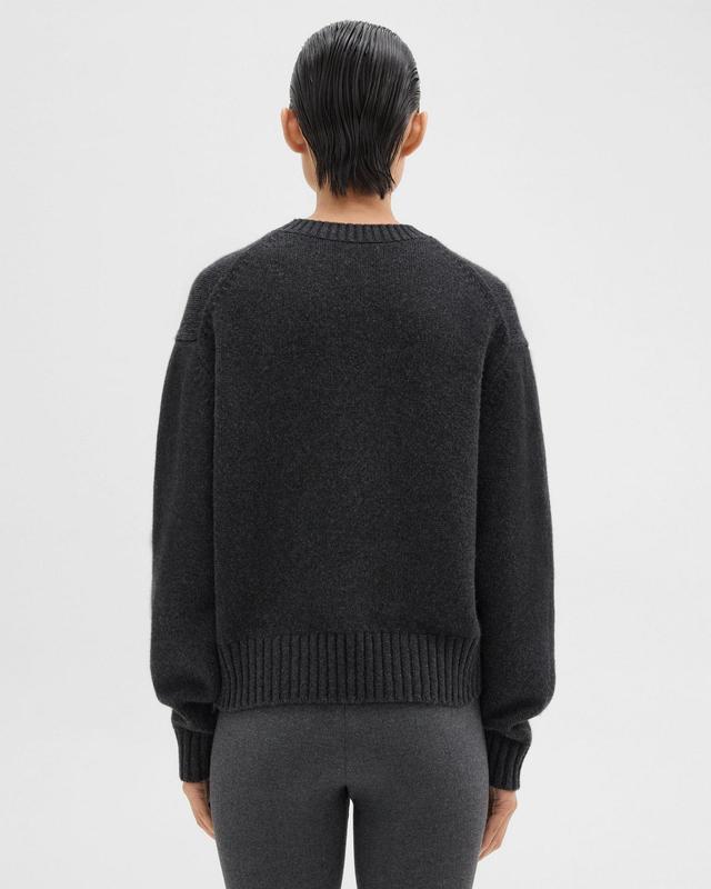 V-Neck Sweater in Recycled Wool-Cashmere Product Image