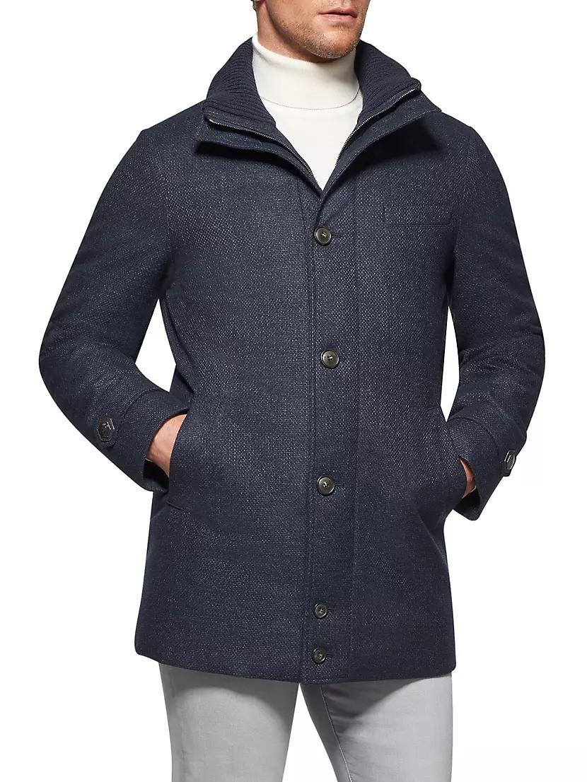 City Active Wool & Cashmere-Stretch Down Parka Product Image