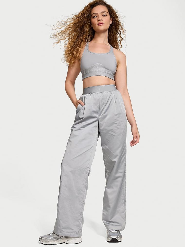 Lux Glossy Sport Wide-Leg Pants Product Image