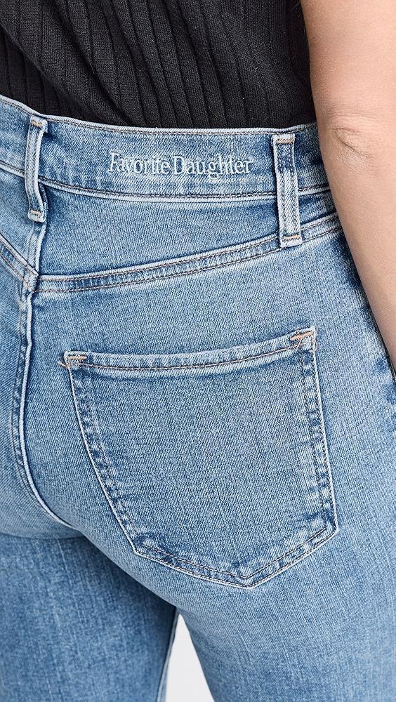 Favorite Daughter Petite Valentina Shortie Jeans | Shopbop Product Image