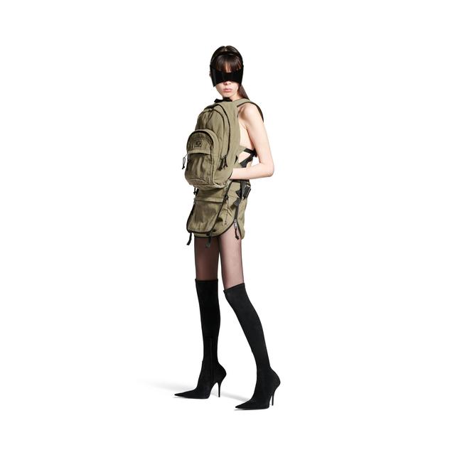 Women's Mini Bag Skirt in Army Green Product Image