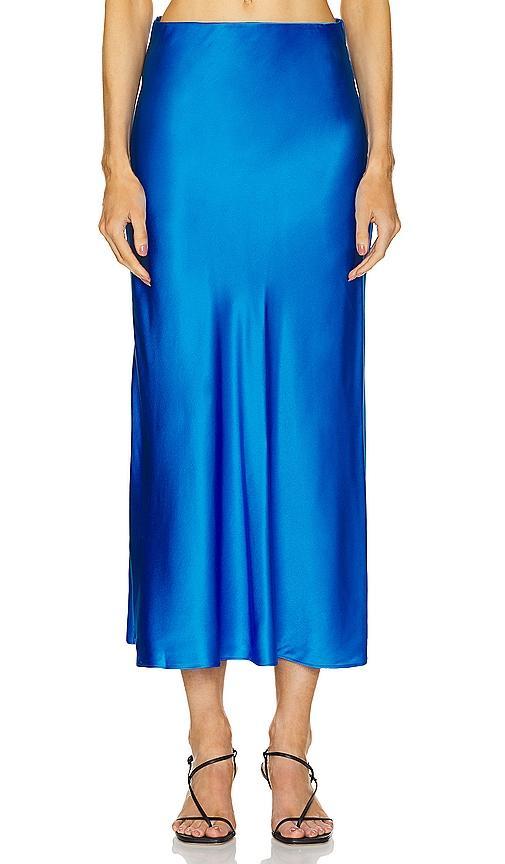 Silk Midi Skirt Product Image