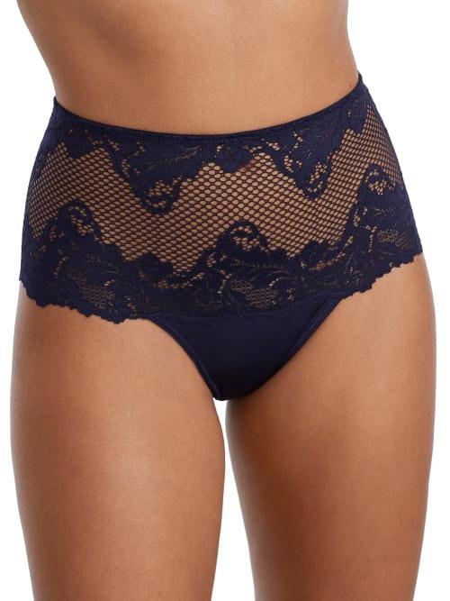 Le Mystere Lace Allure High Waisted Thong Product Image