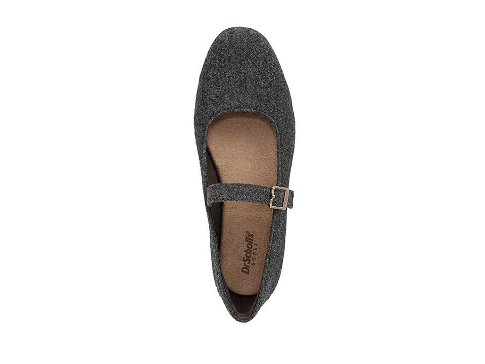 Dr. Scholl's Wexley Jane (Charcoal Wool) Women's Flat Shoes Product Image