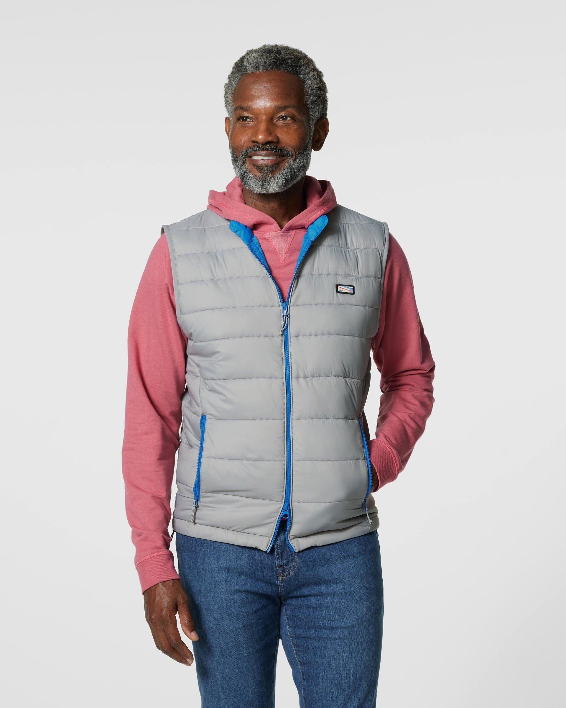 johnnie-O Hudson Quilted 2-Way Zip Front Vest Product Image