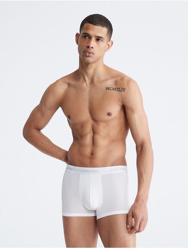 Calvin Klein Underwear Eco Pure Modal Trunks Shadow) Men's Underwear Product Image